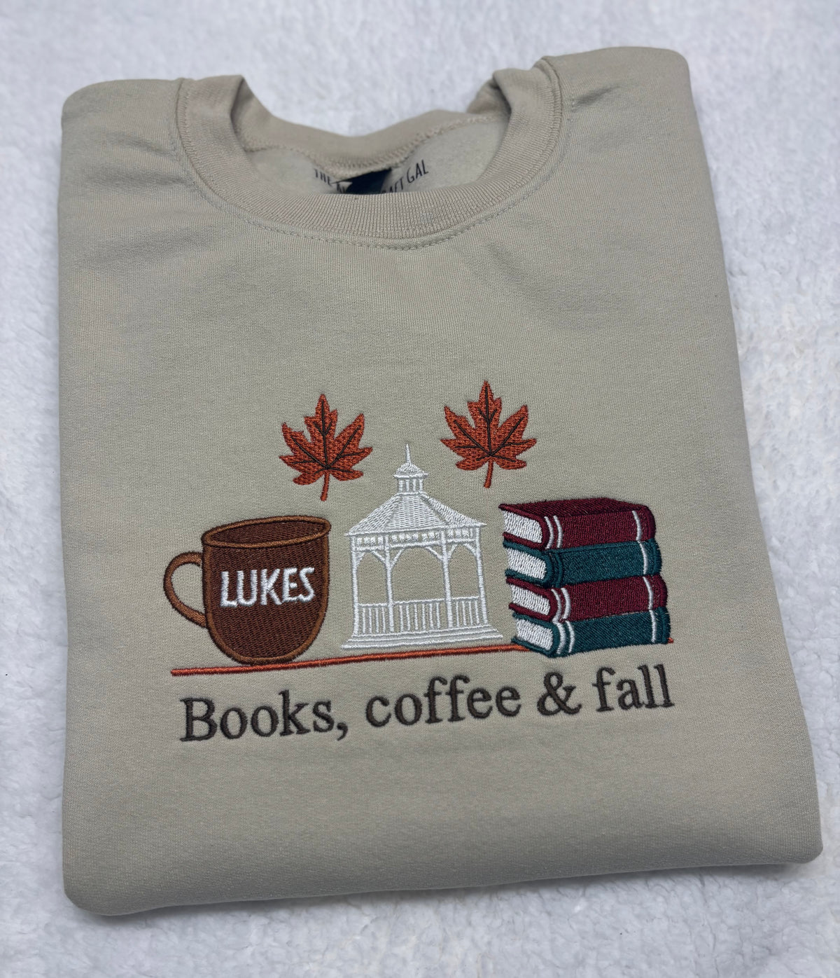 Books, Coffee & Fall Crewneck