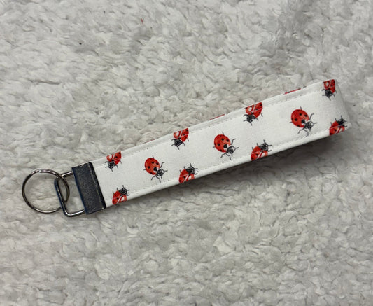 Lady Bug Key Wristlet