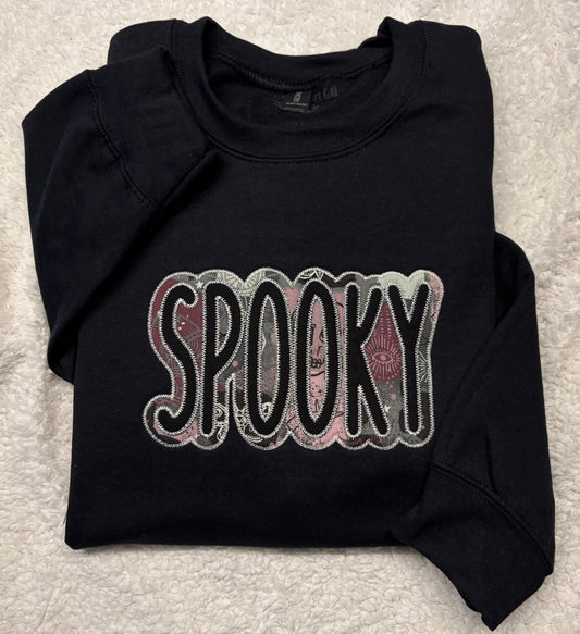 Spooky Applique Crewneck