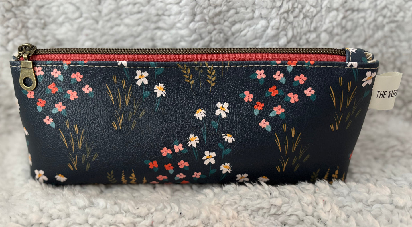 Floral Cosmetic Bag