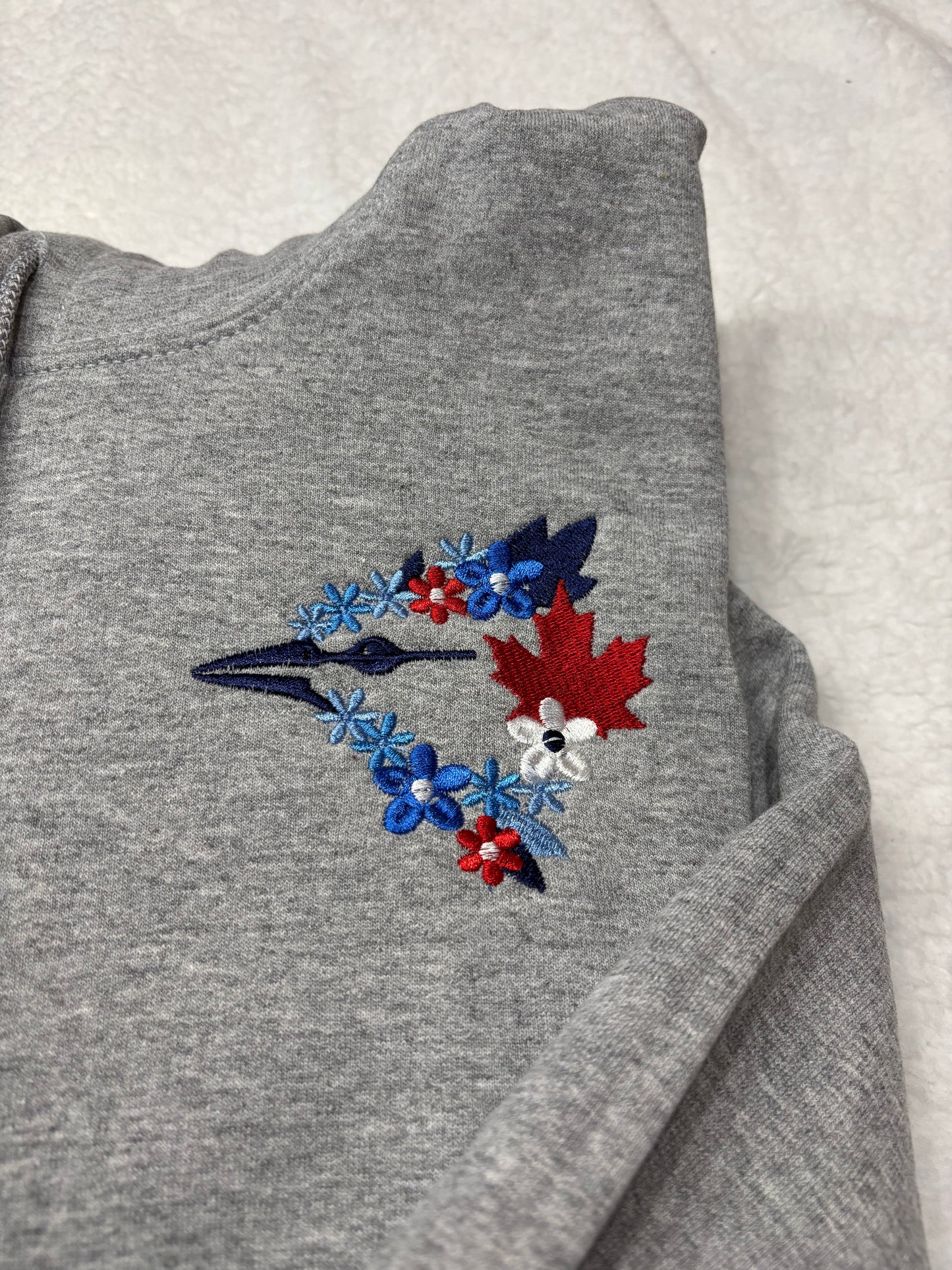 Floral Jay Hoodie