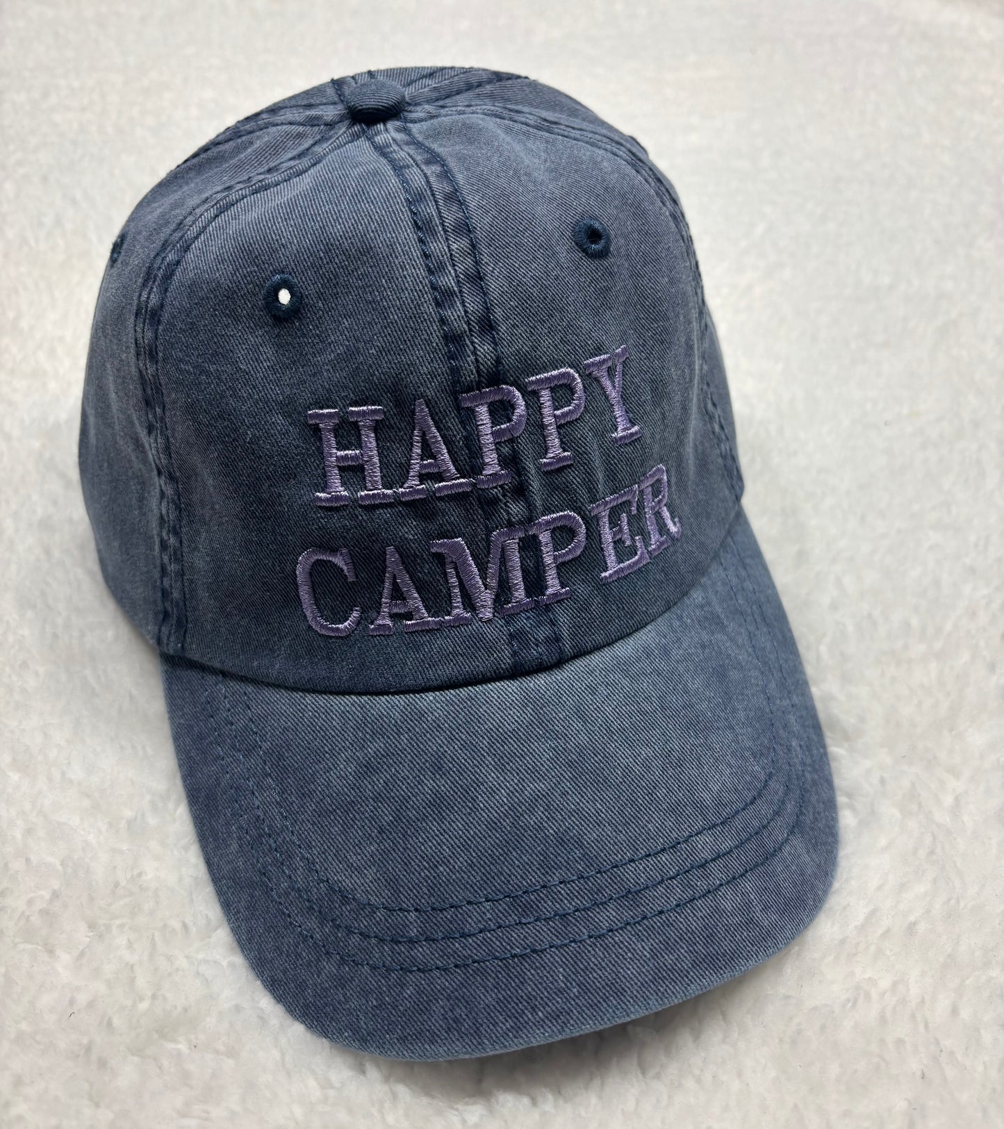 Happy Camper Pigment-Dyed Hat