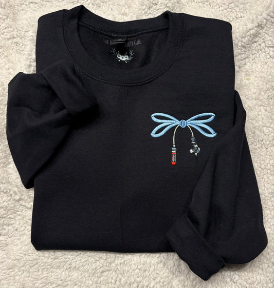 Phlebotomy Bow Crewneck