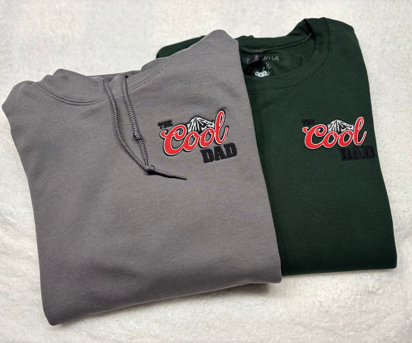 The Cool Dad Embroidered Crewneck/Hoodie