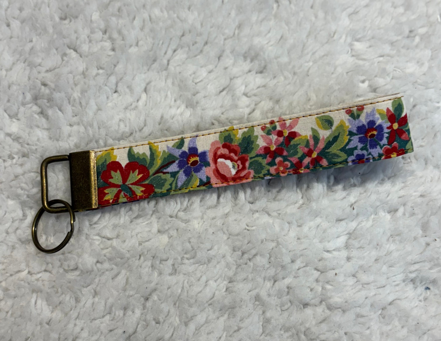 Floral Key Wristlet