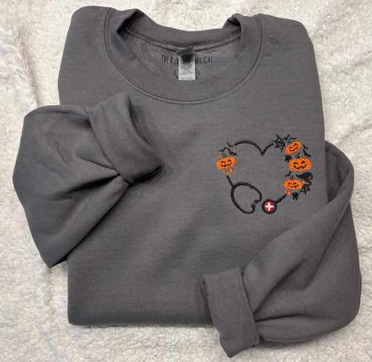 Pumpkin Stethoscope Crewneck