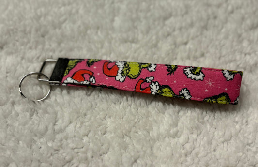 Grinch Key Wristlet