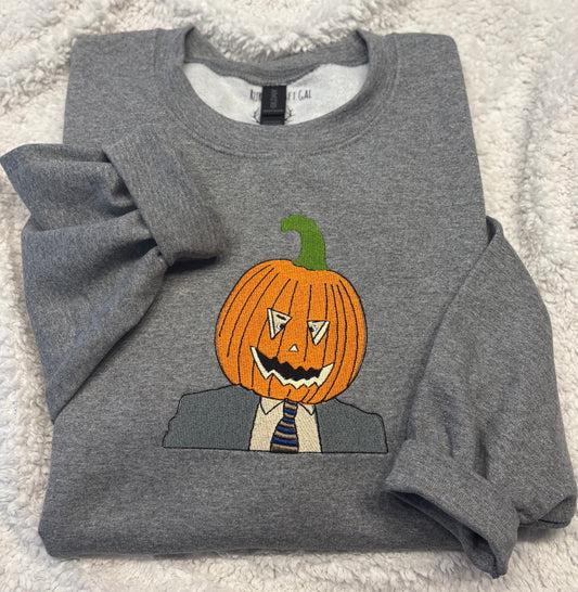 Pumpkin Dwight Crewneck