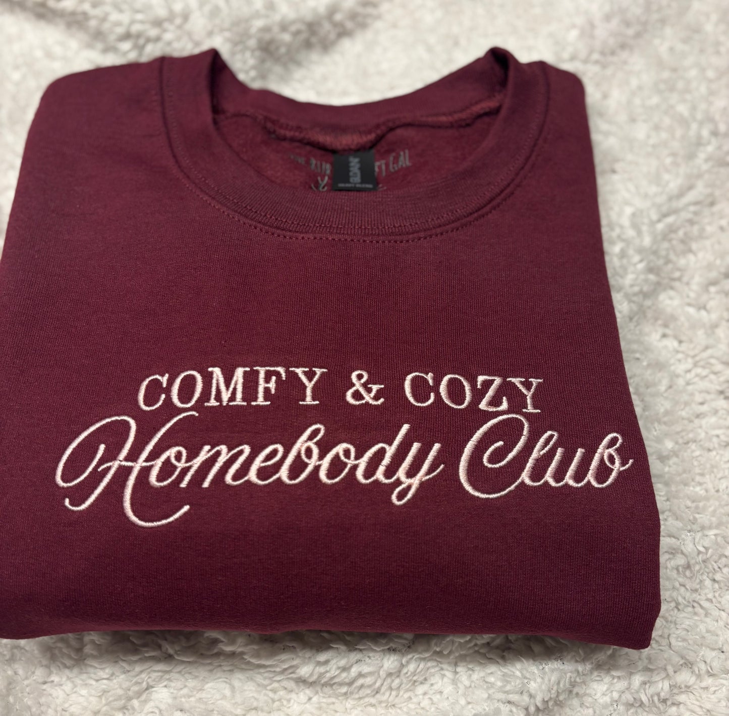 Comfy & Cozy Homebody Club Crewneck