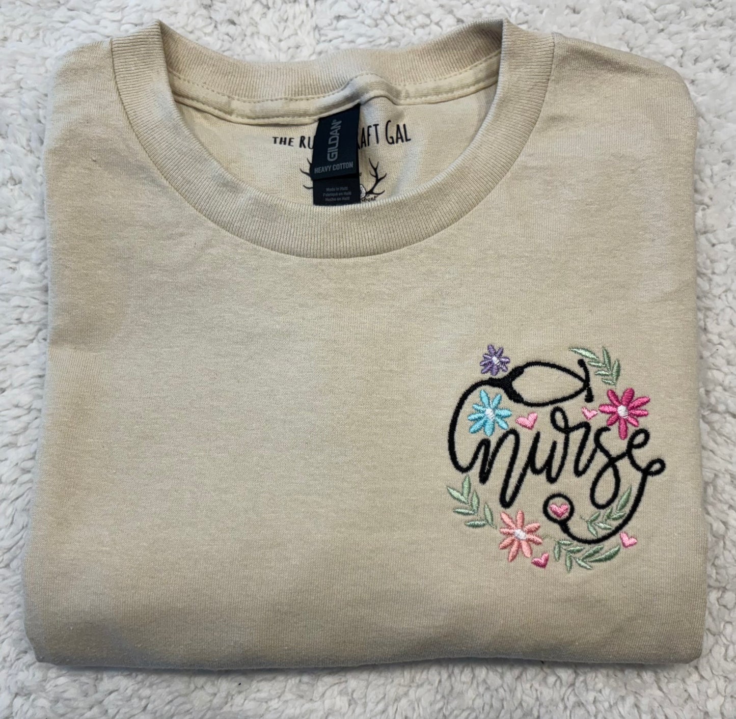 Nurse Floral T-Shirt