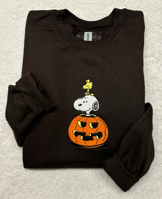 Snoopy Pumpkin Crewneck