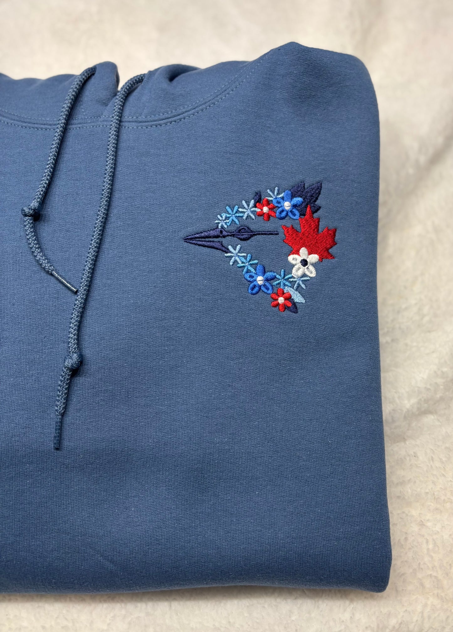 Floral Jay Hoodie