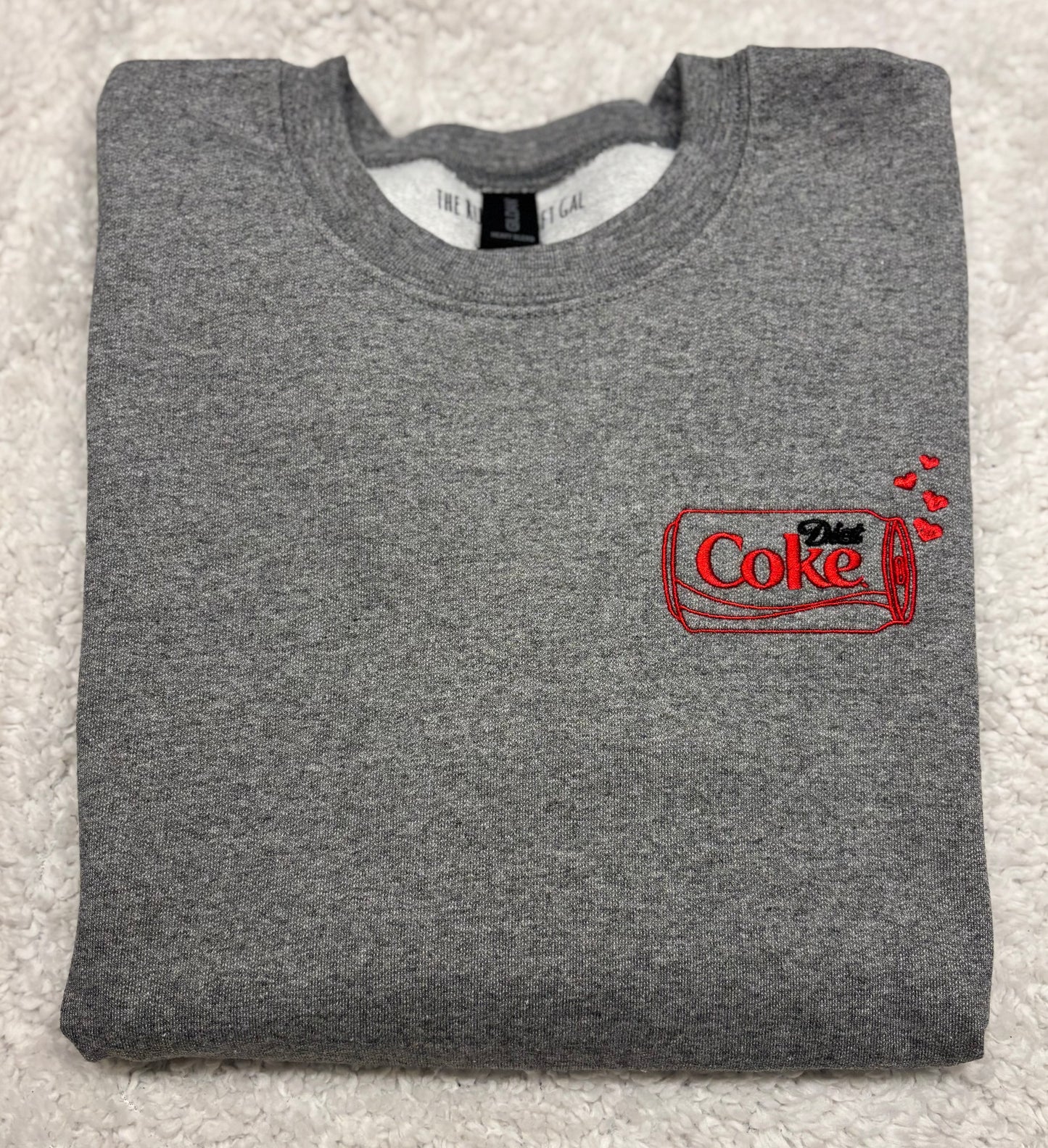 Diet Coke Hearts Crewneck