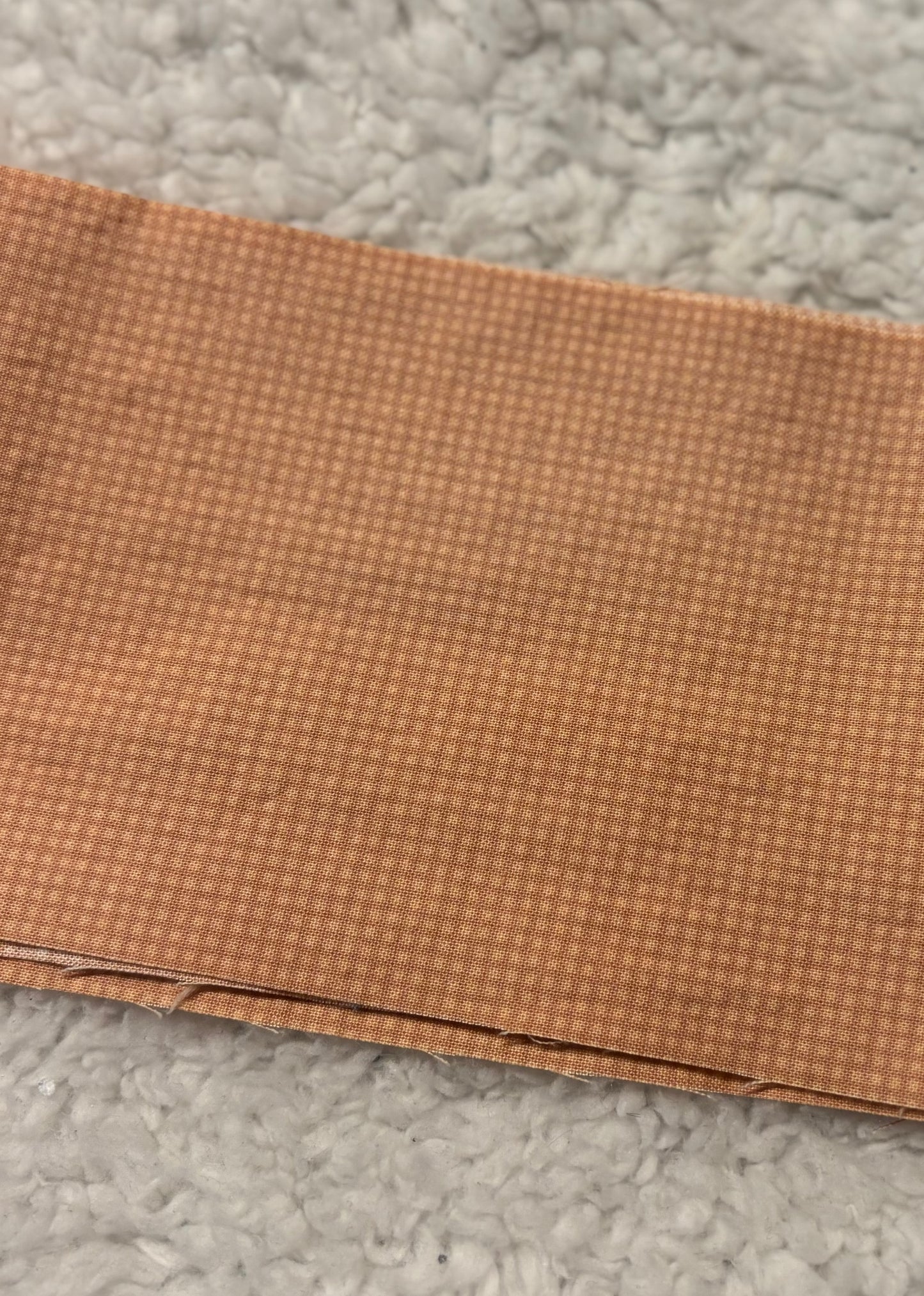 Light Orange/Coral Scrunchie Key Wristlet