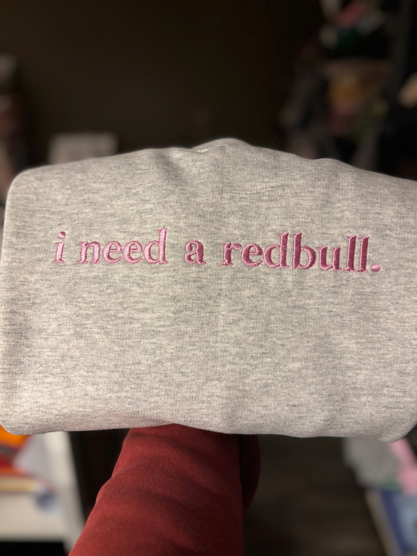 I Need A Redbull Crewneck