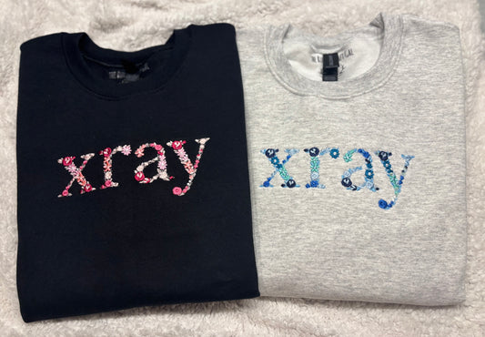 Floral Xray Crewneck