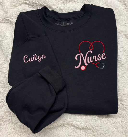 Nurse Heart Crewneck