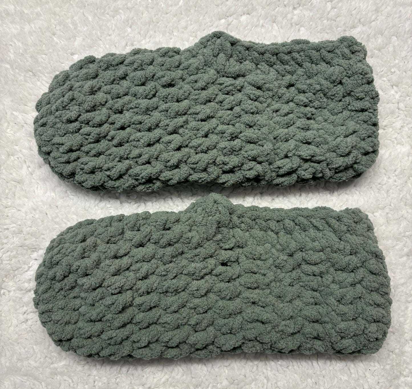 Green Super Soft Slippers -L