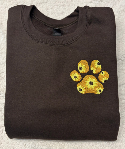 Sunflower Paw Crewneck