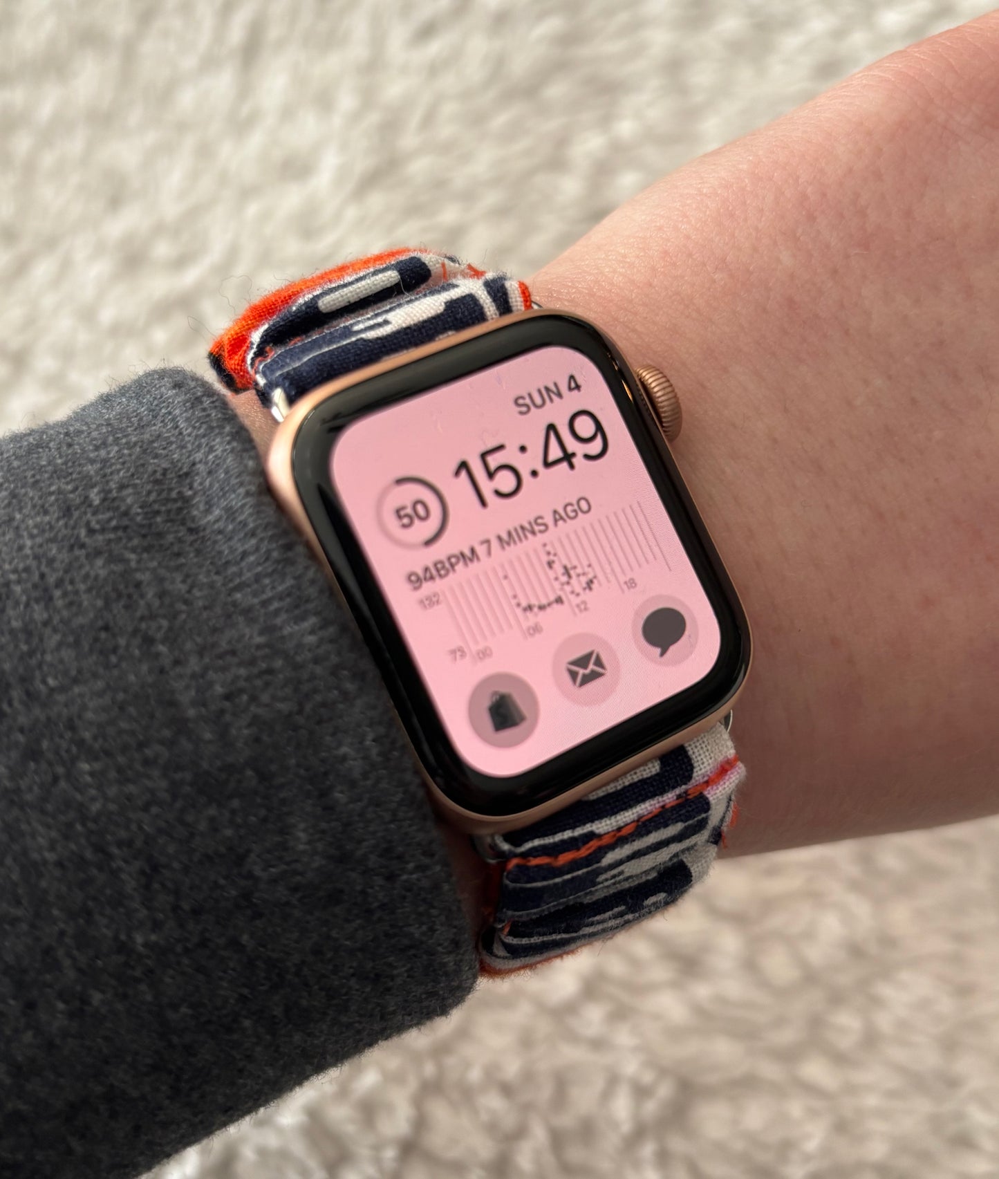 Oilers Apple Watch band