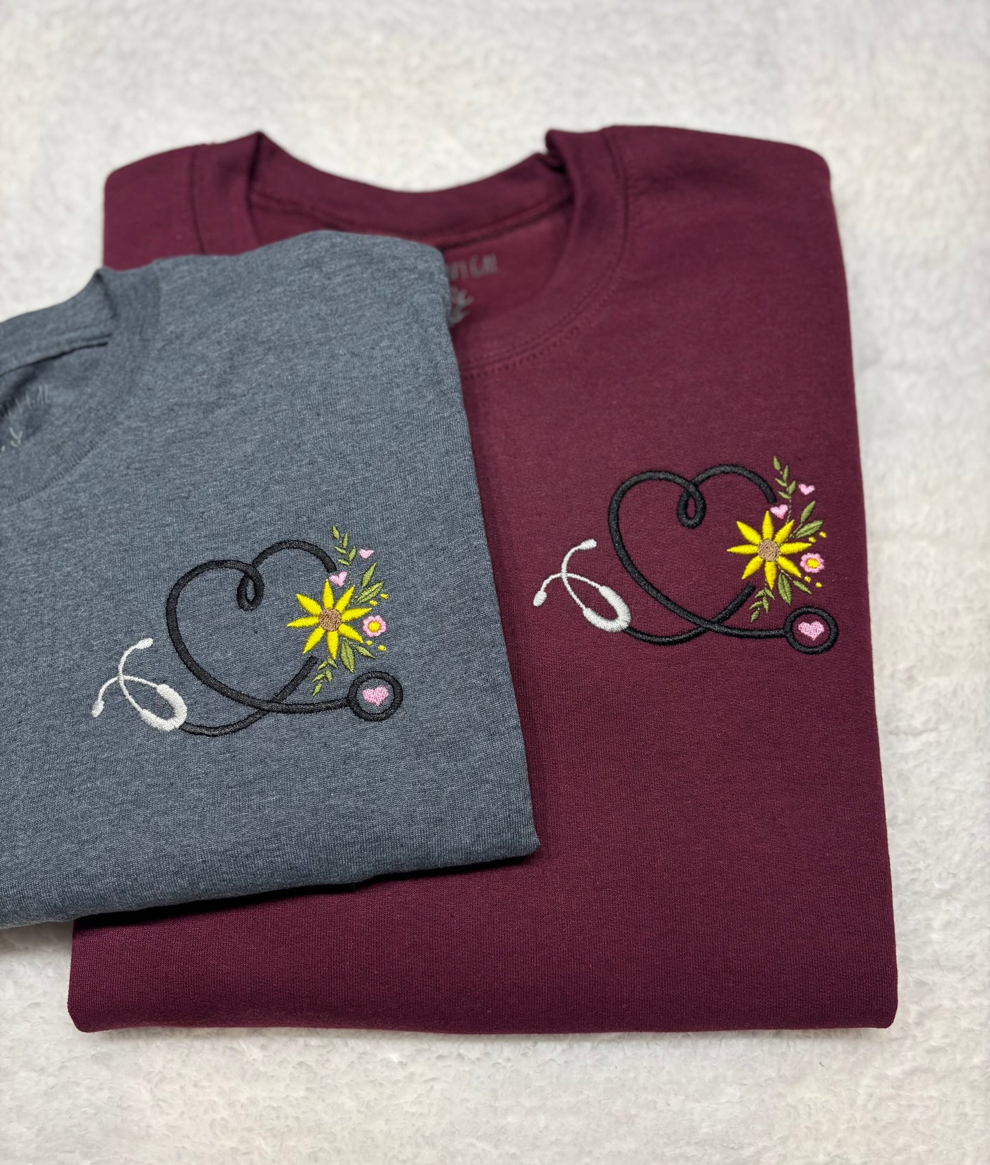 Sunflower Stethoscope Crewneck
