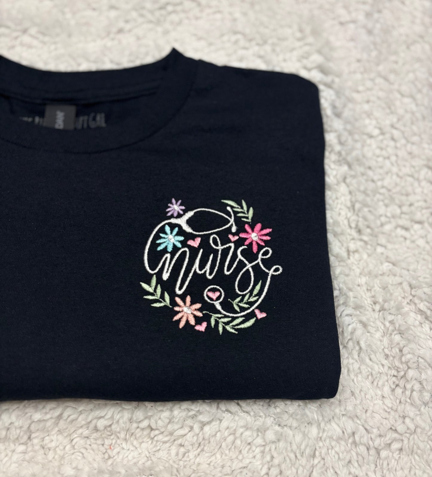 Nurse Floral T-Shirt