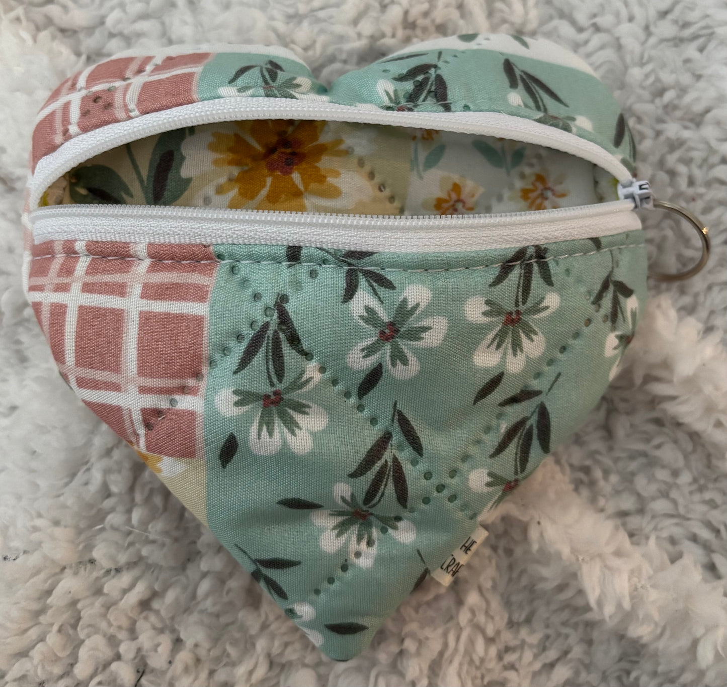 Floral Heart Pouch