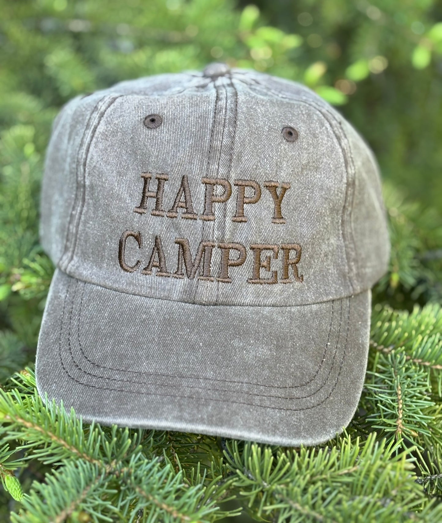 Happy Camper Pigment-Dyed Hat