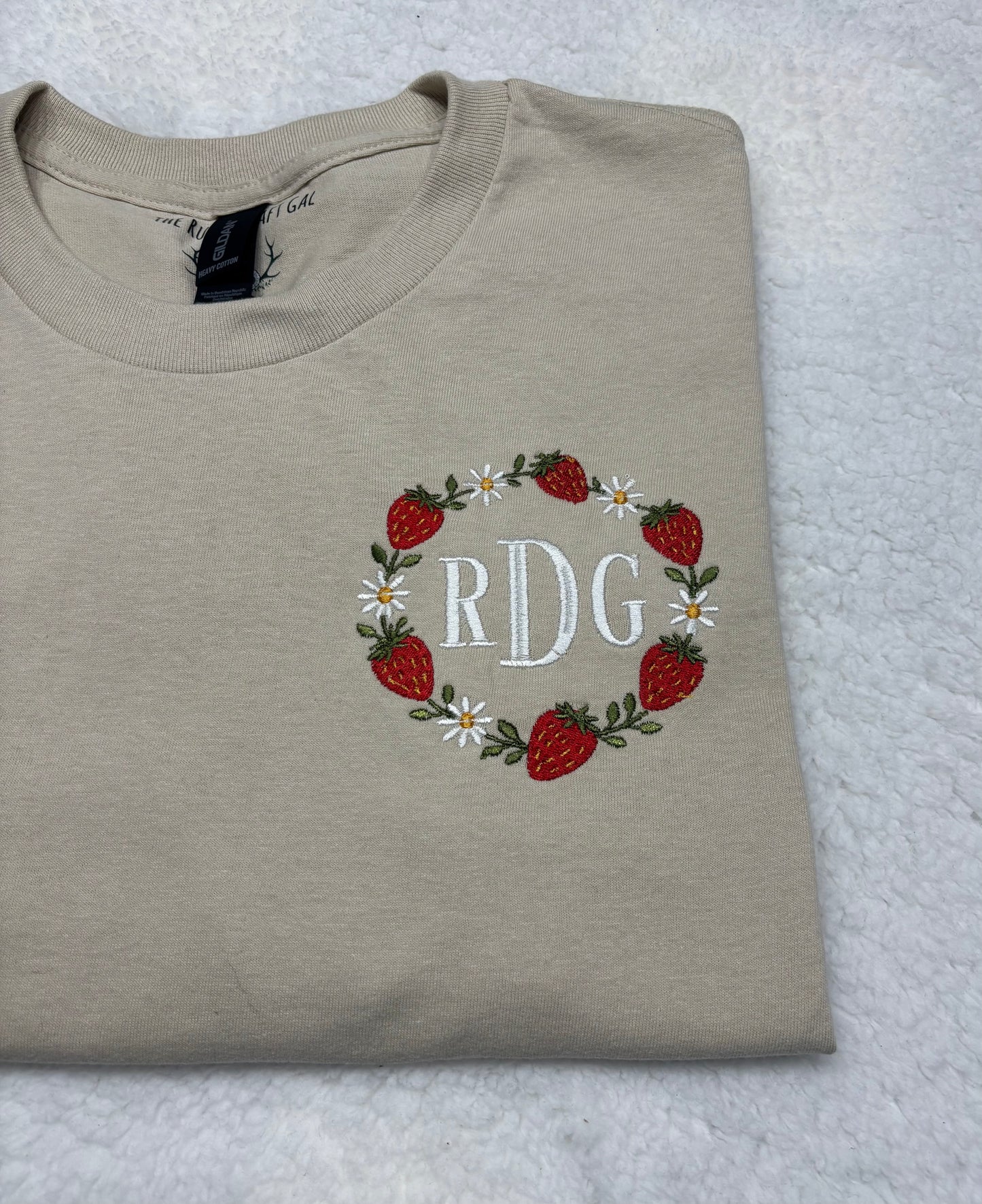 Strawberry Monogram T-Shirt