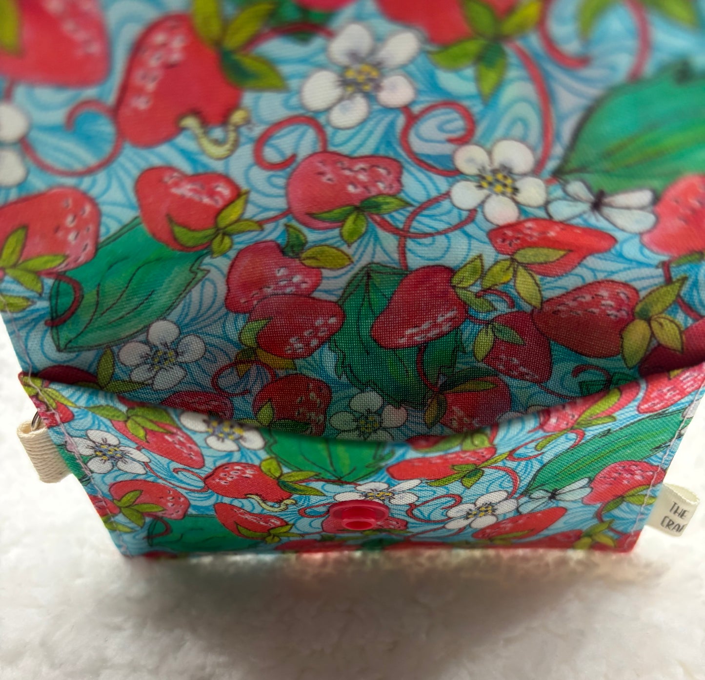 Strawberry Floral Card Pouch