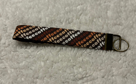 Coffee Key Wristlet