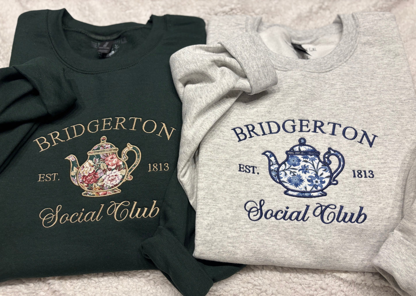 Bridgerton Social Club Appliqué Crewneck