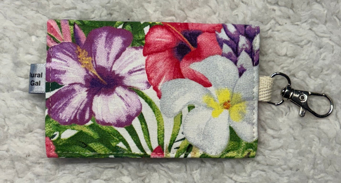 Floral Card Pouch