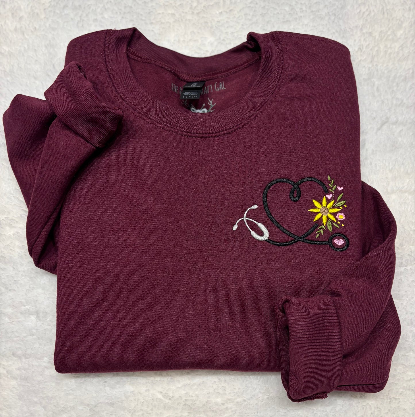 Sunflower Stethoscope Crewneck