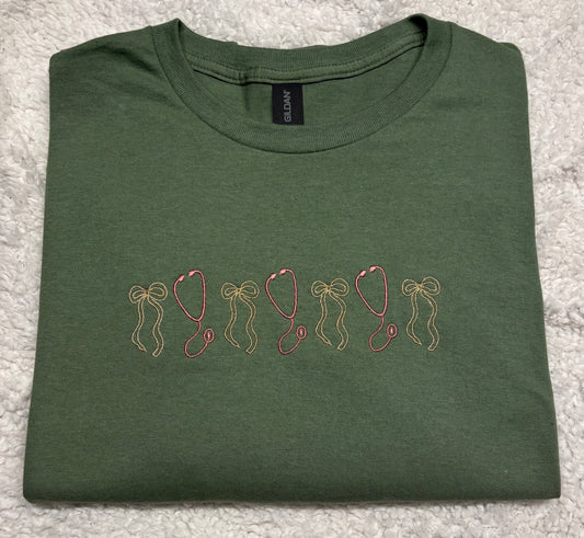 Stethoscopes & Bows T-Shirt