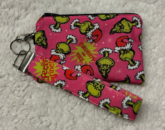 Feeling Grinchy Coin Pouch & Lanyard Set