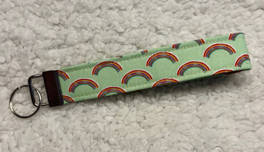 Rainbow Key Wristlet