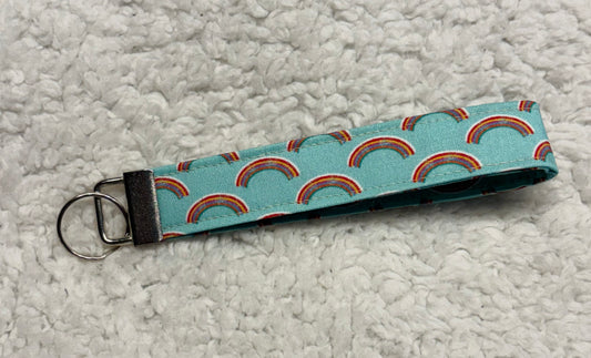 Rainbow Key Wristlet