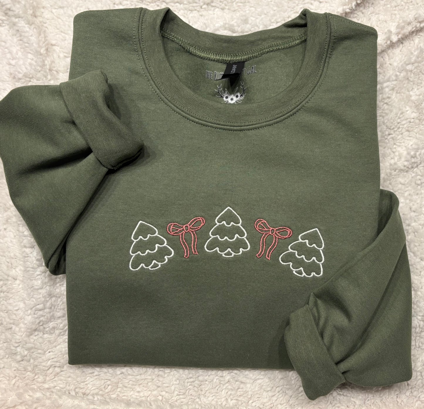 Trees & Bows Crewneck