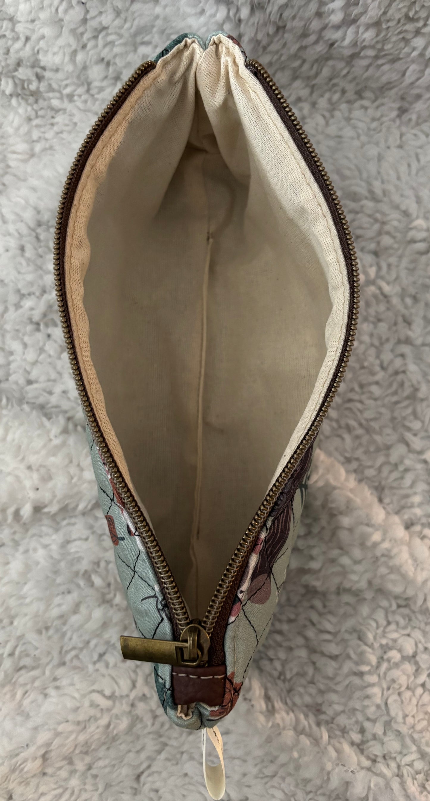 Floral Cosmetic Bag