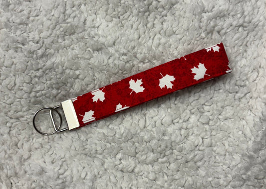 Canada Flag Key Wristlet