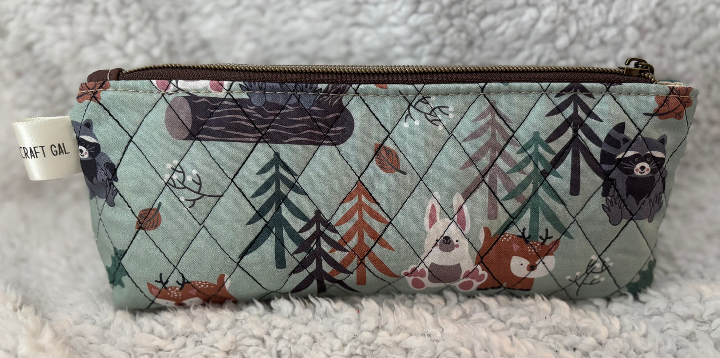Quilted Cosmetic Bag
