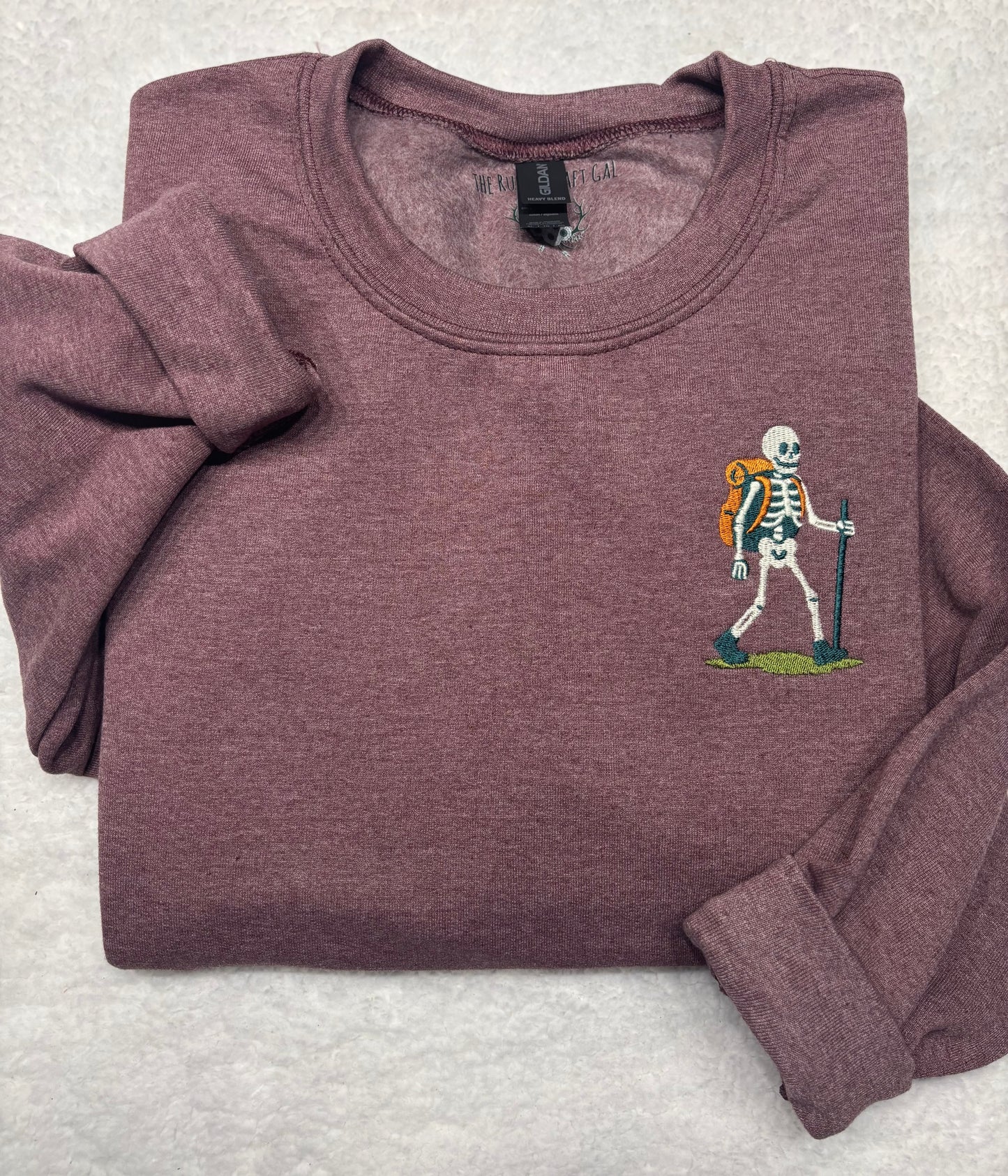 Skeleton Hiker Crewneck/Hoodie