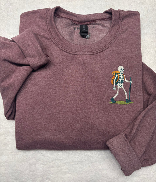 Skeleton Hiker Crewneck/Hoodie
