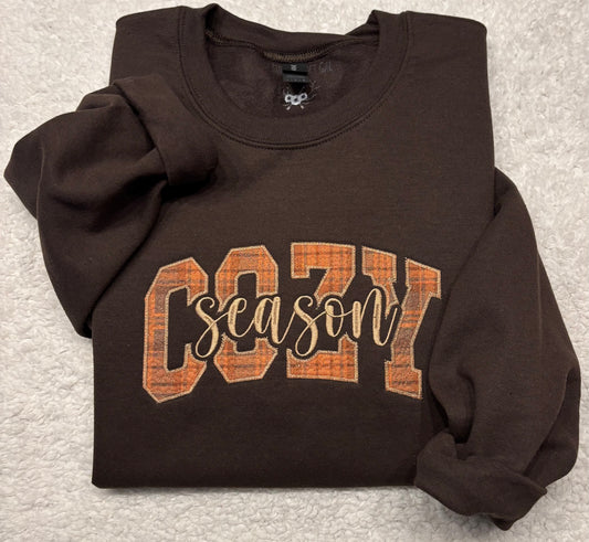 Cozy Season Applique Crewneck