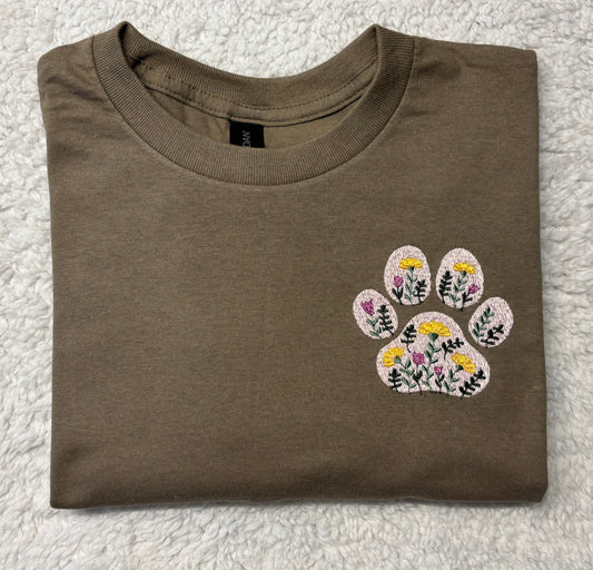 Floral Paw T-Shirt