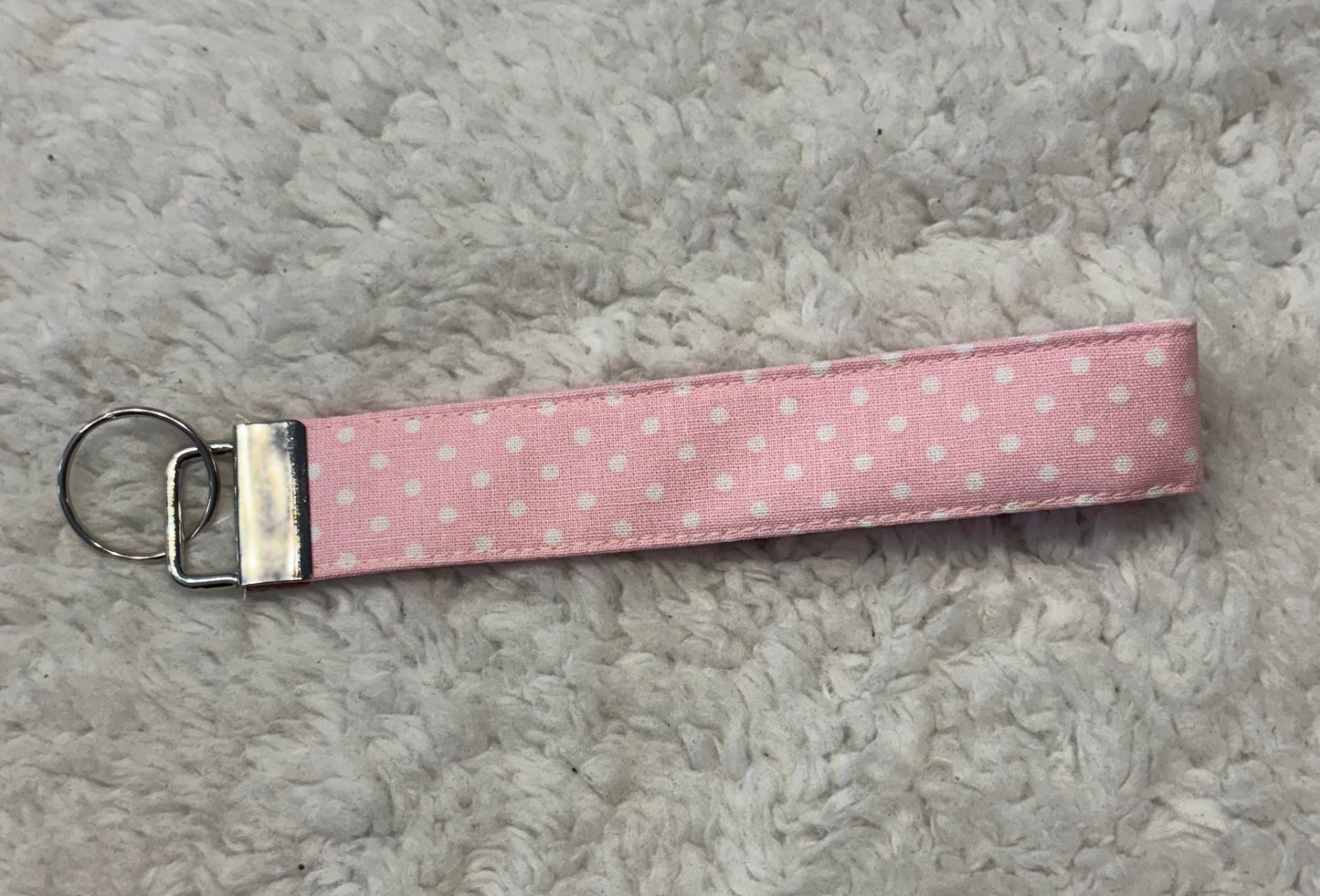 Polka Dot Key Wristlet