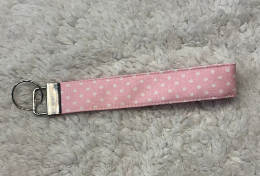 Polka Dot Key Wristlet