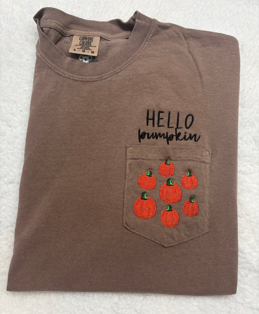 Hello Pumpkin Pocket T-Shirt