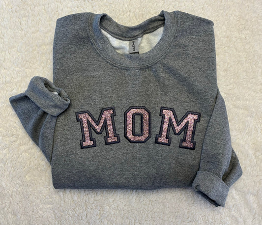 Mom Glitter Crewneck